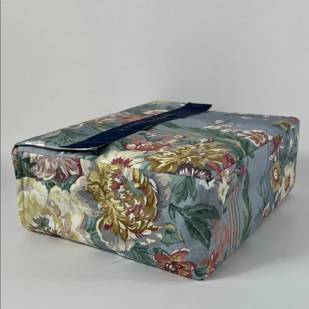 Ralph Lauren Adalia Duvet Cover Full Queen Blue Pink Floral Cottage Style NEW